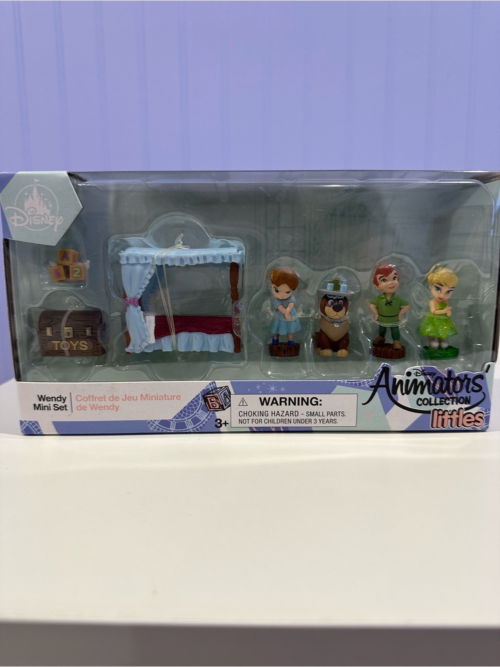 Disney Animators' Collection Littles Wendy Peter Pan Mini Set - NIB